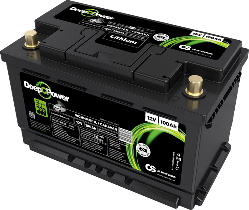 Batterie acide à entretien pour camping-car et van 12V 100Ah